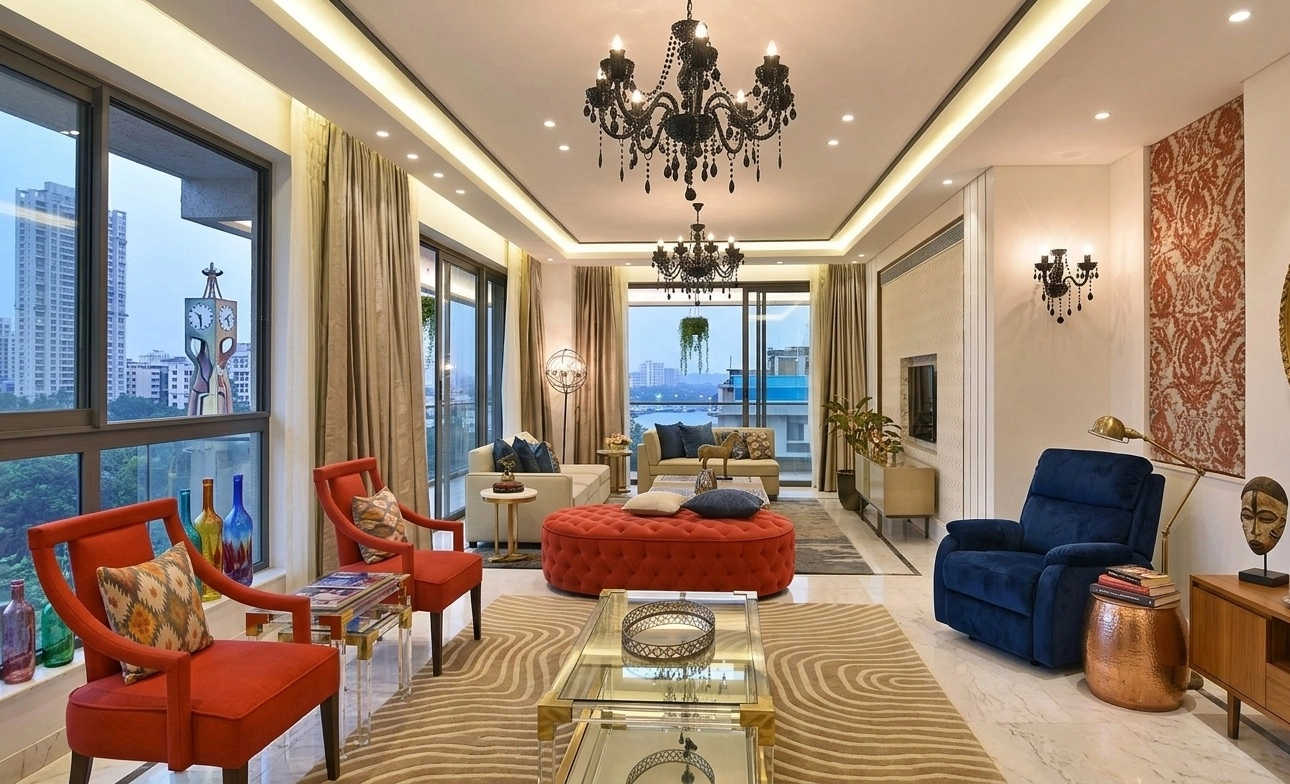 Rustomjee Prive Bandra - Living Room 2
