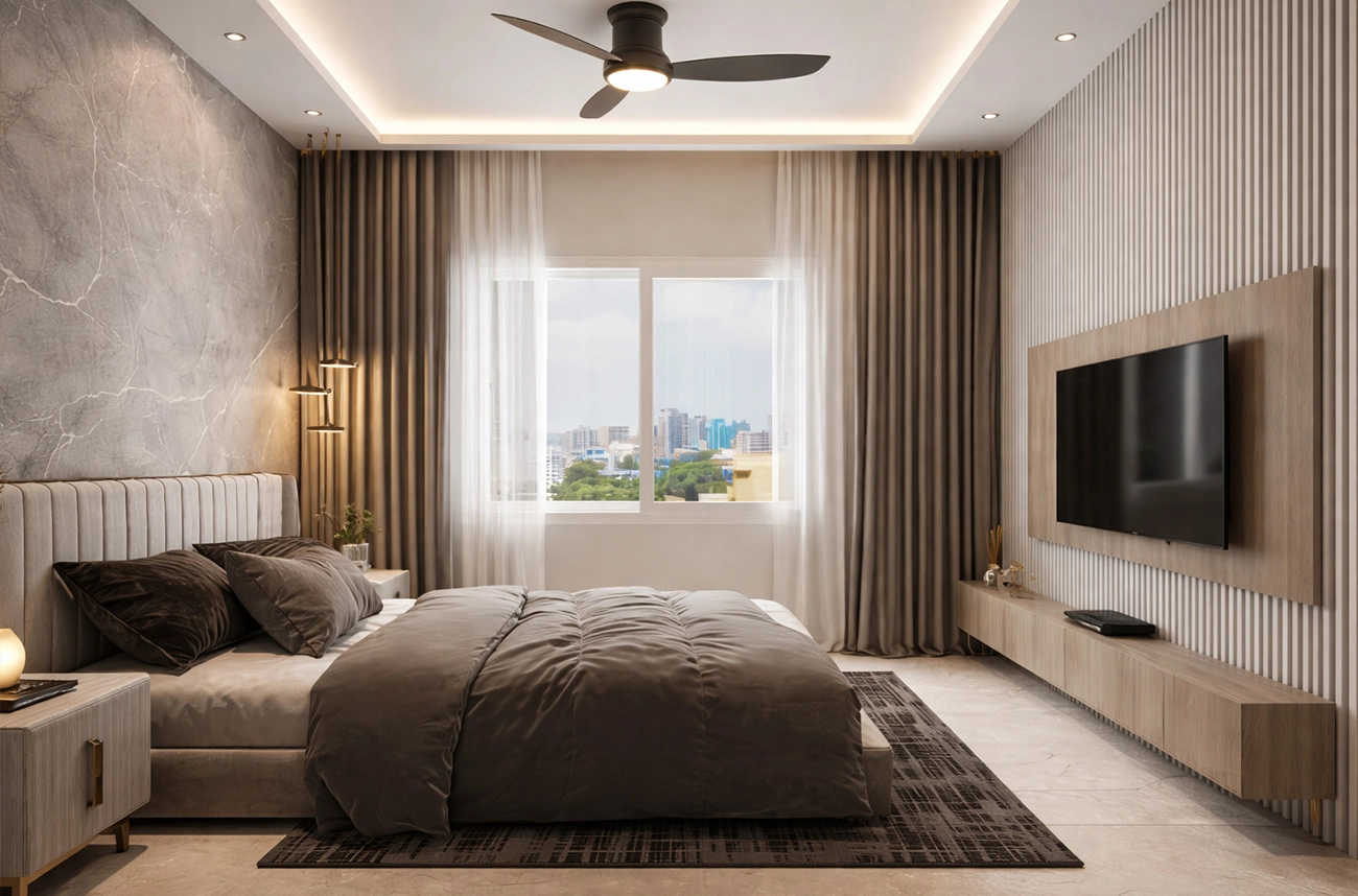 Ajmera 78 Lake Town Bhandup - Bedroom