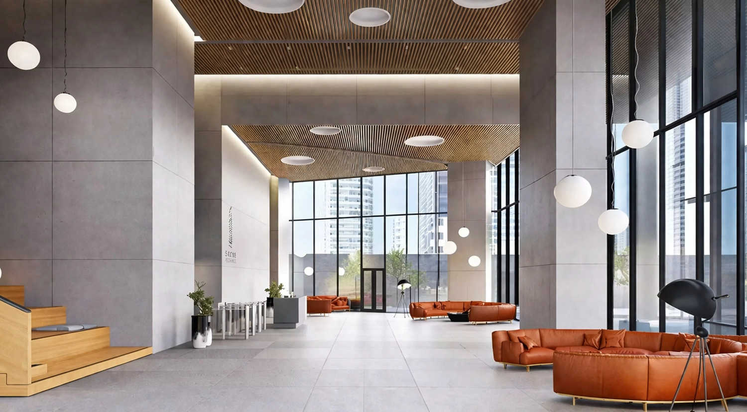 24 High Gold Residency Kharghar - Tower Entrance Lobby