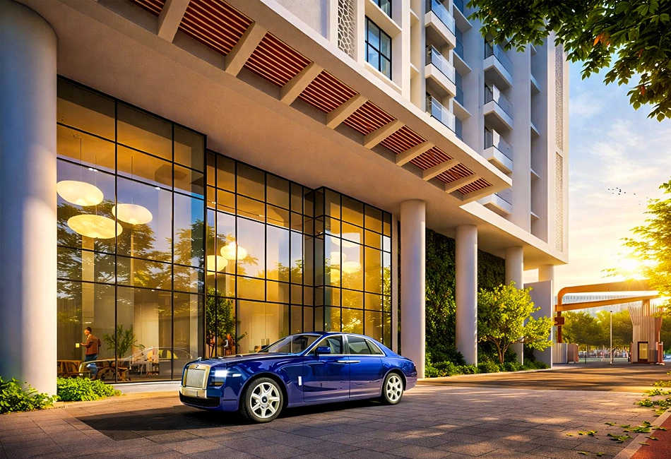 Raymond Realty Oasis Pokhran Road 1 - Project Entrance View