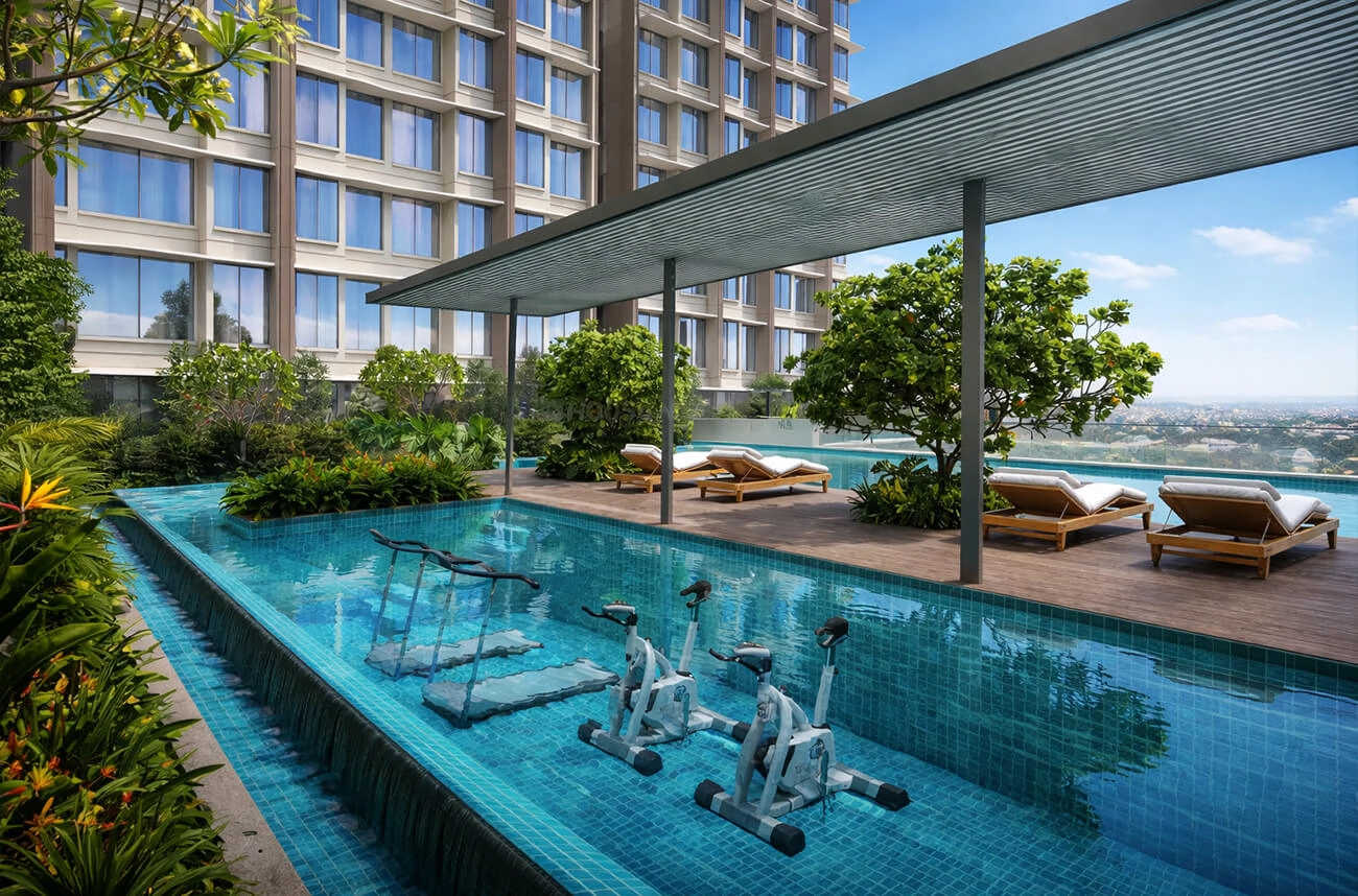Arkade Rare Bhandup - Swimming Pool