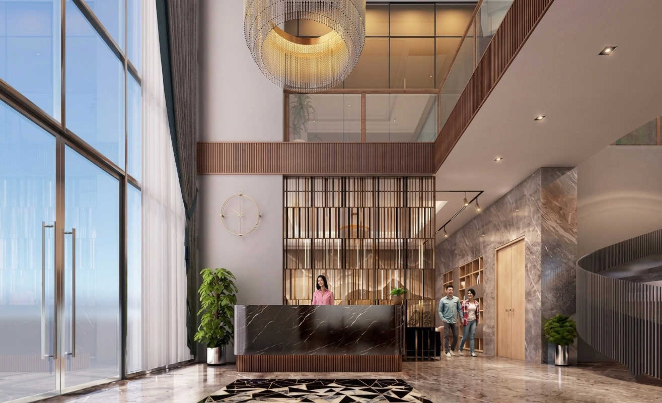 Majestique Signature Towers Balewadi - Tower Entrance Lobby
