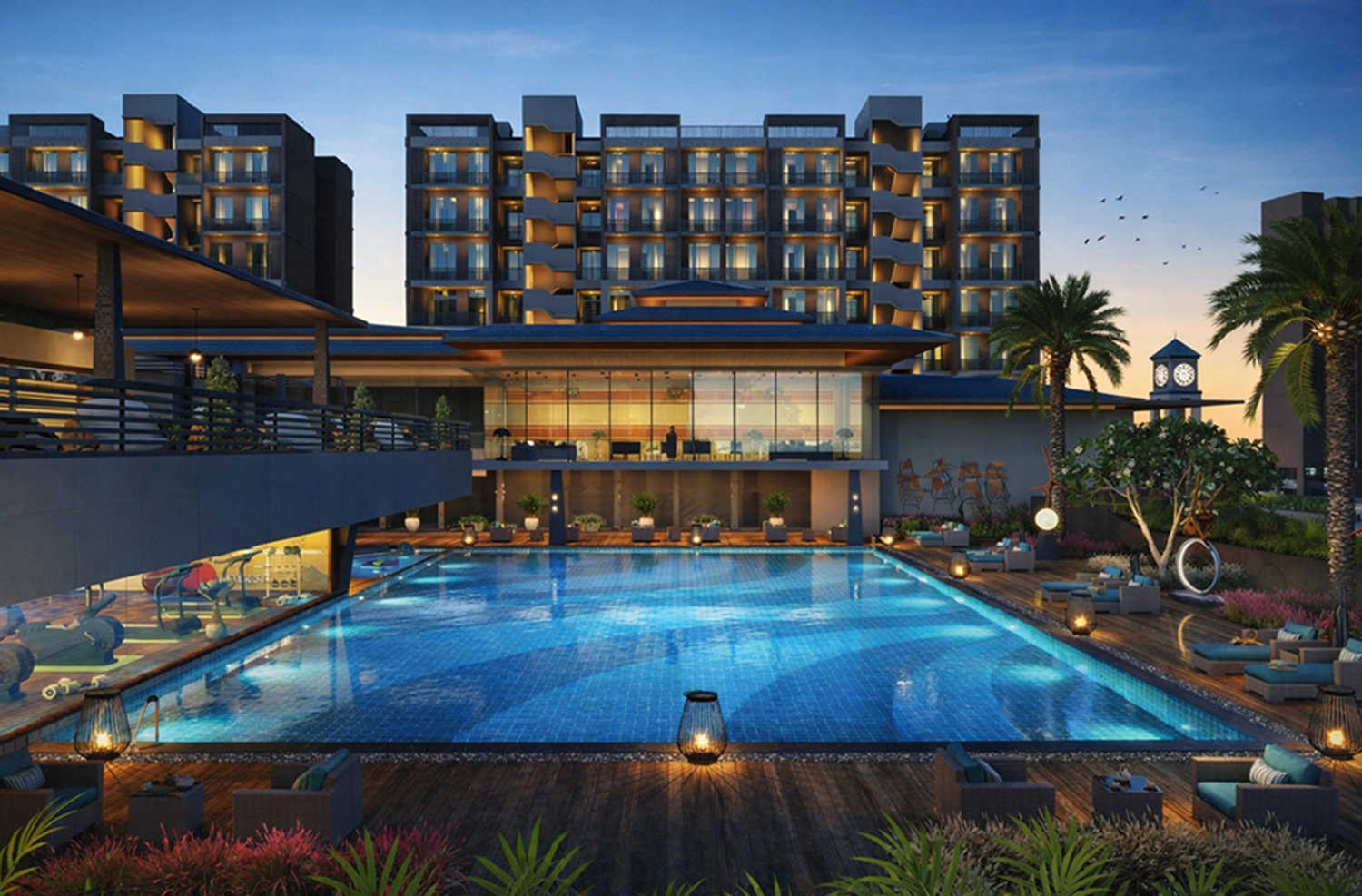 Akshar River Gate Panvel - Swimming Pool