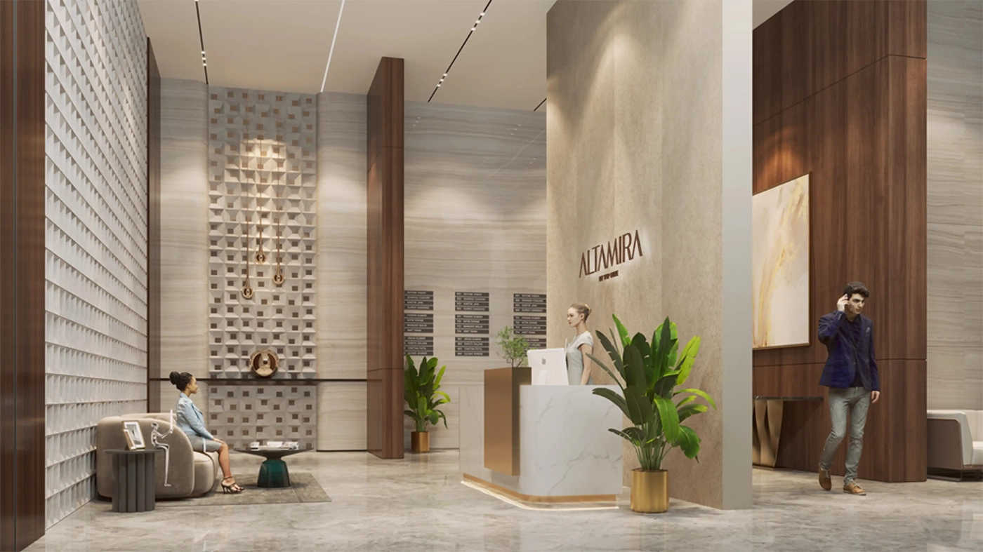 VTP Altamira Kharadi - Tower Entrance Lobby