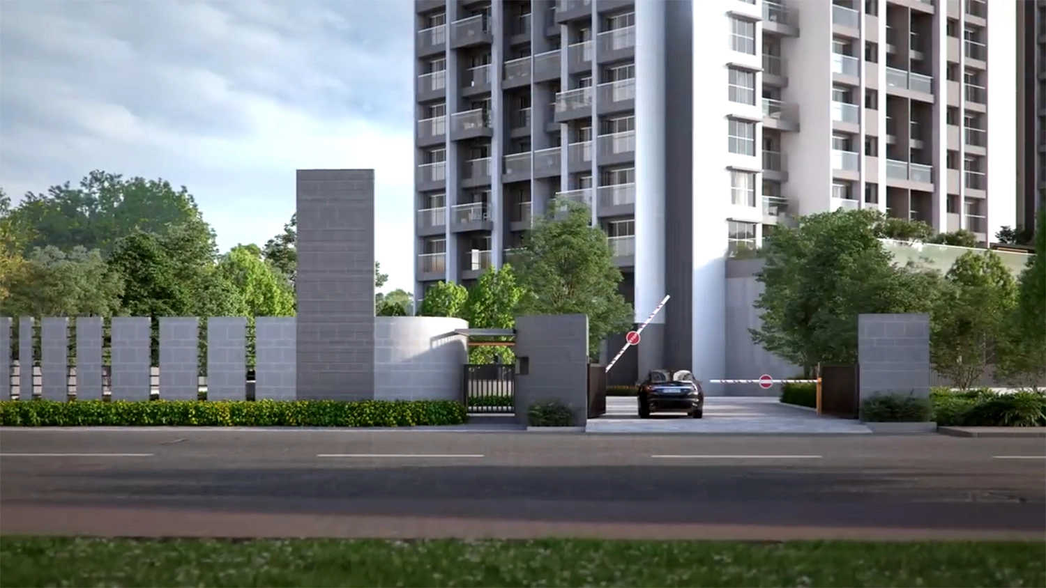 Godrej Bayview Vashi - Project Entrance View
