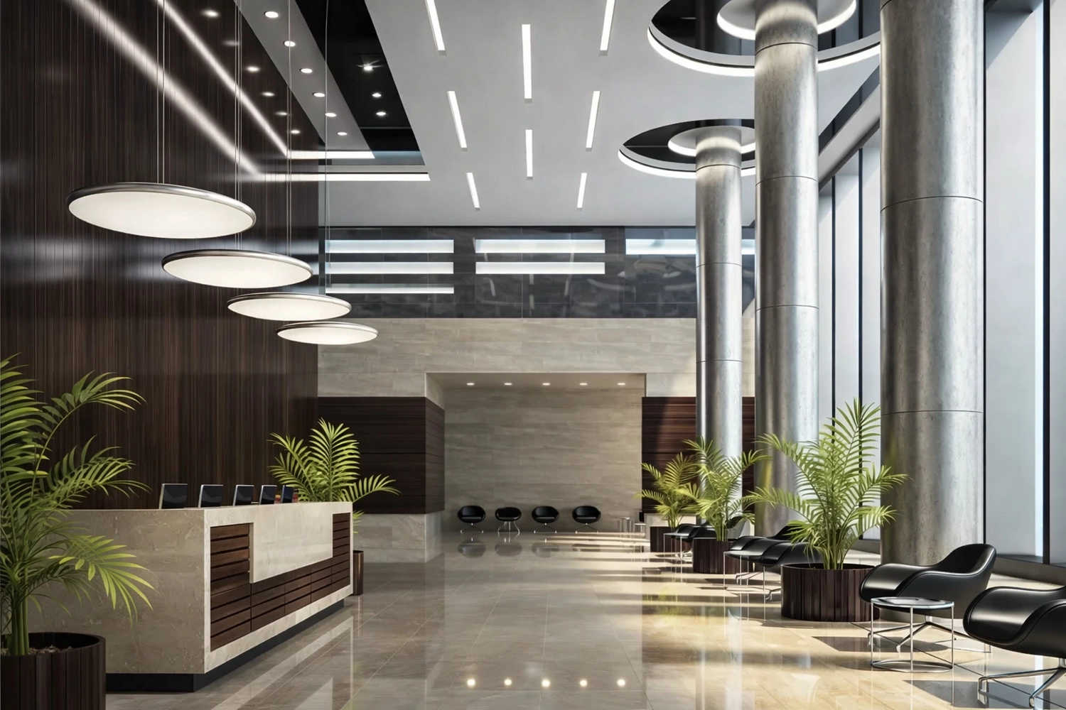 Akshar Level 23 Vashi - Tower Entrance Lobby