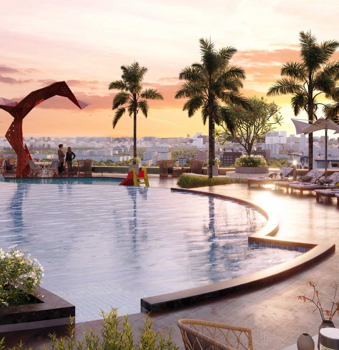 Chandak Greenairy Borivali - Swimming Pool