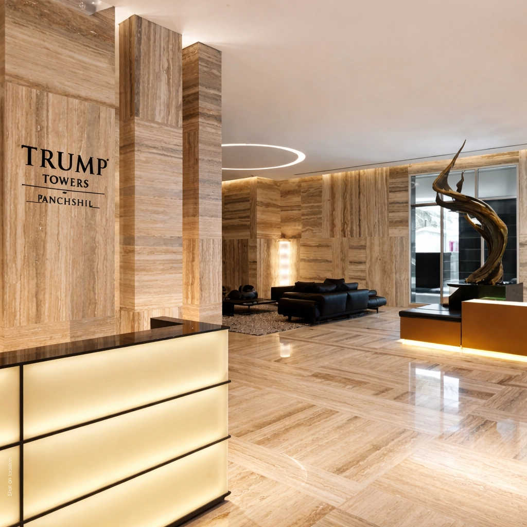 Panchshil Trump Towers Kalyani Nagar - Tower Entrance Lobby