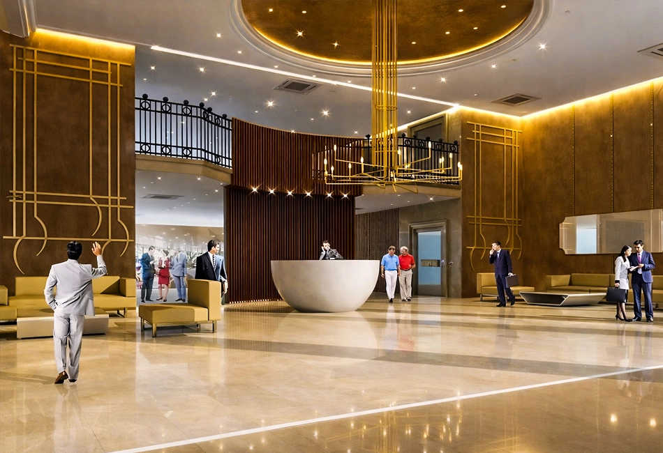 Ekta Oracle Business Hub Wagle Estate - Tower Entrance Lobby