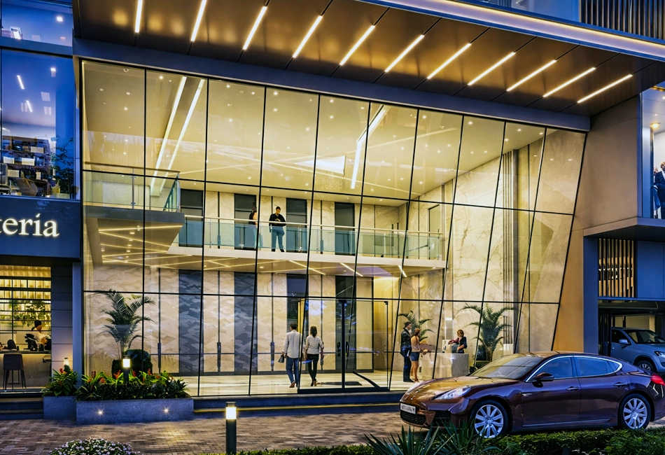 Ekta Oracle Business Hub Wagle Estate - Project Entrance View