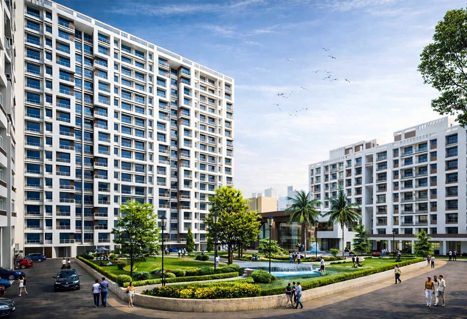 Grace Square Mumbra - Elevation 2