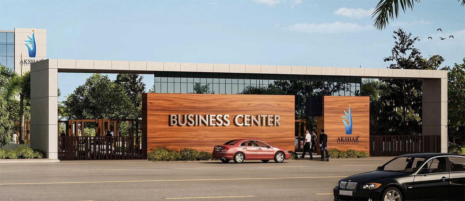 Akshar Business Park Vashi - Project Entrance View