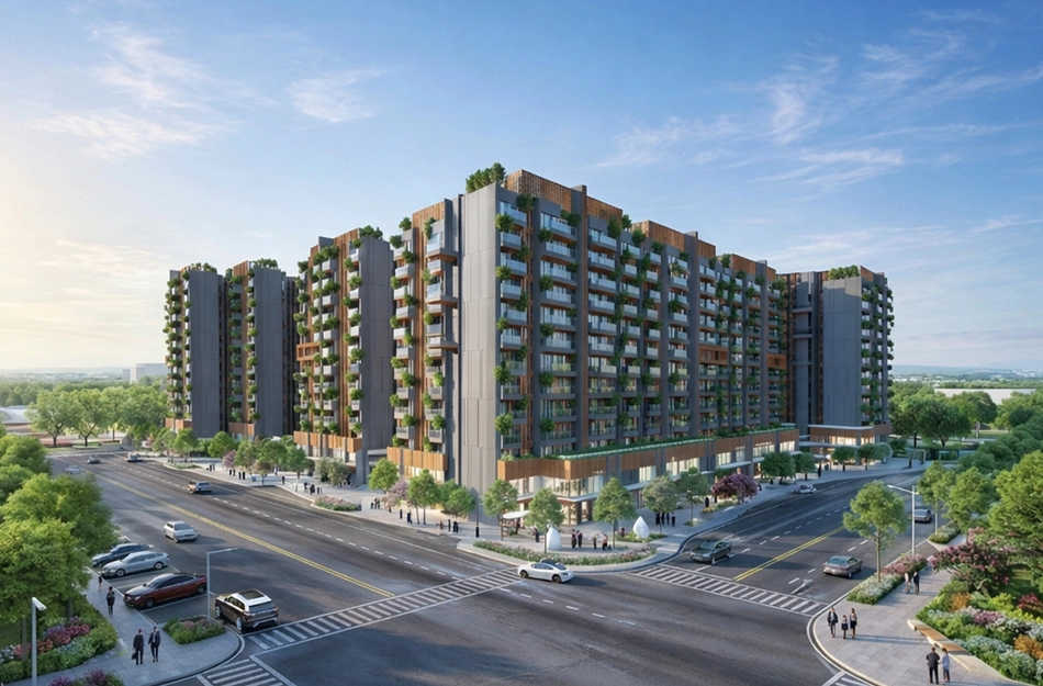 Adani 9 PBR Nerul - Elevation