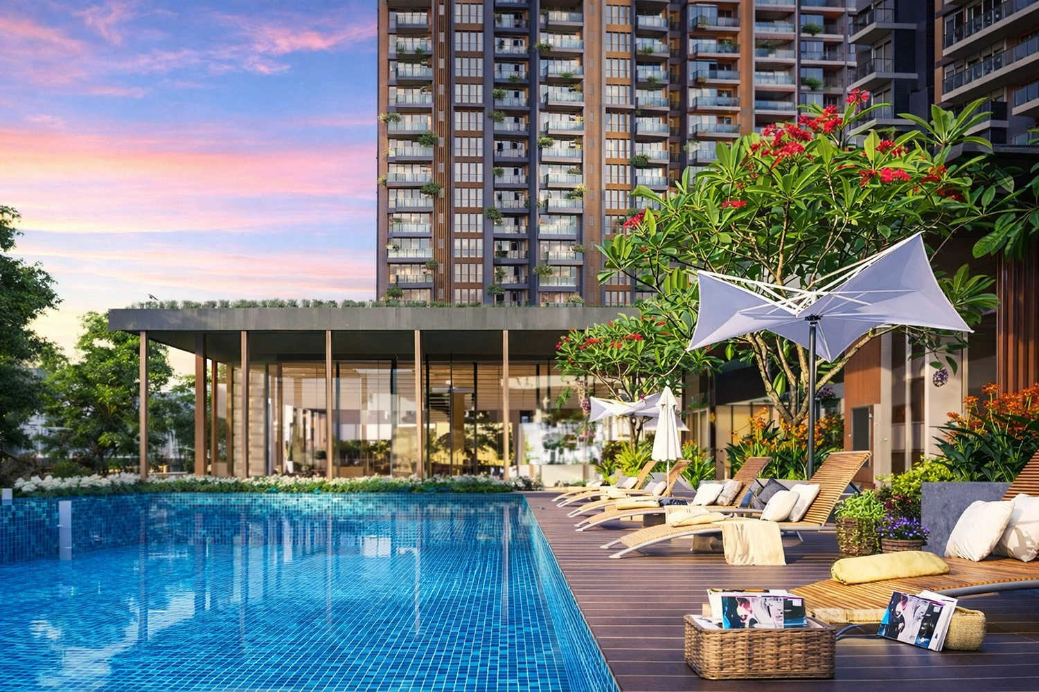 Adani 9 PBR Nerul - Swimming Pool
