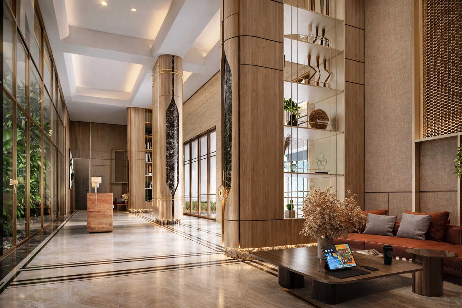 Godrej Eternal Palms Sanpada - Tower Entrance Lobby