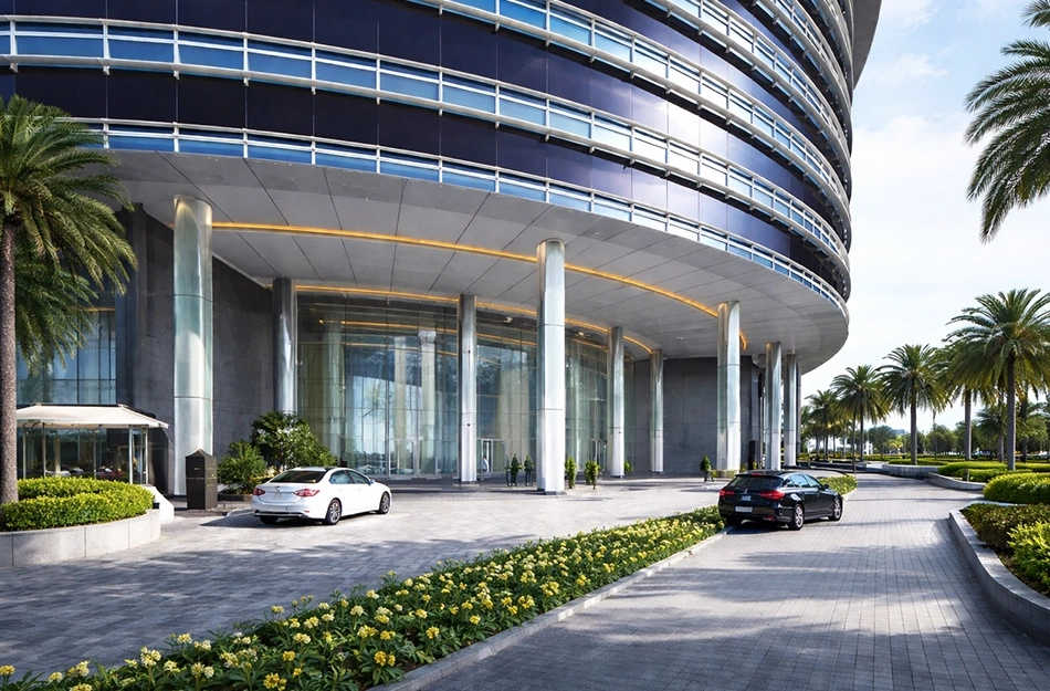 Kanakia Boomerang Andheri - Tower Entrance Lobby