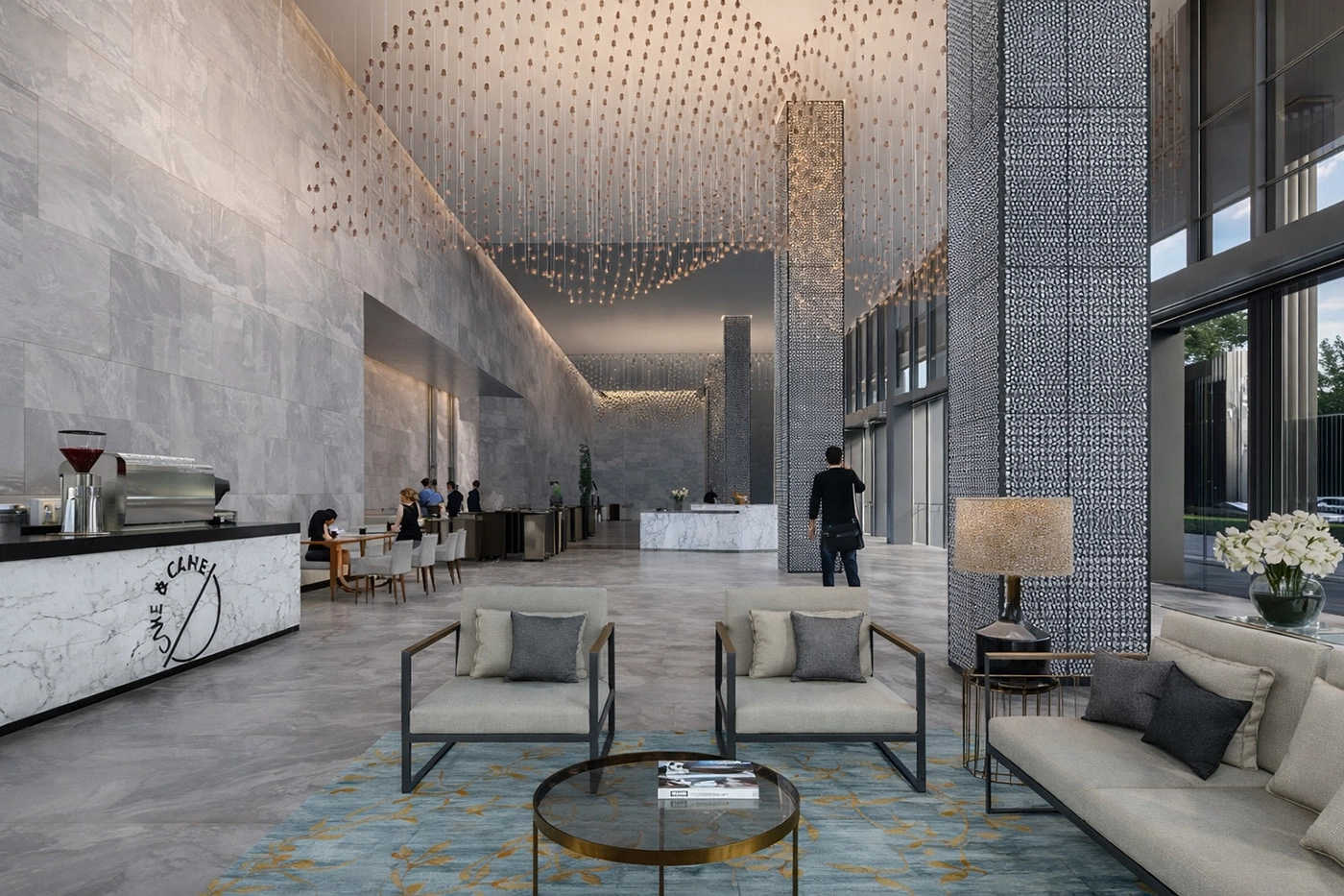 Kohinoor World Tower Pimpri Colony - Tower Entrance Lobby
