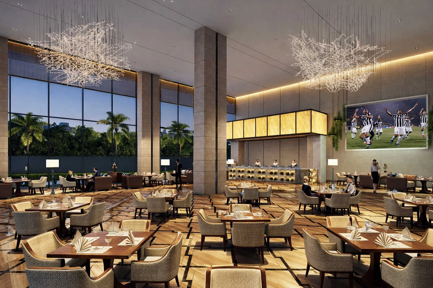 Kohinoor World Tower Pimpri Colony - Dining Area