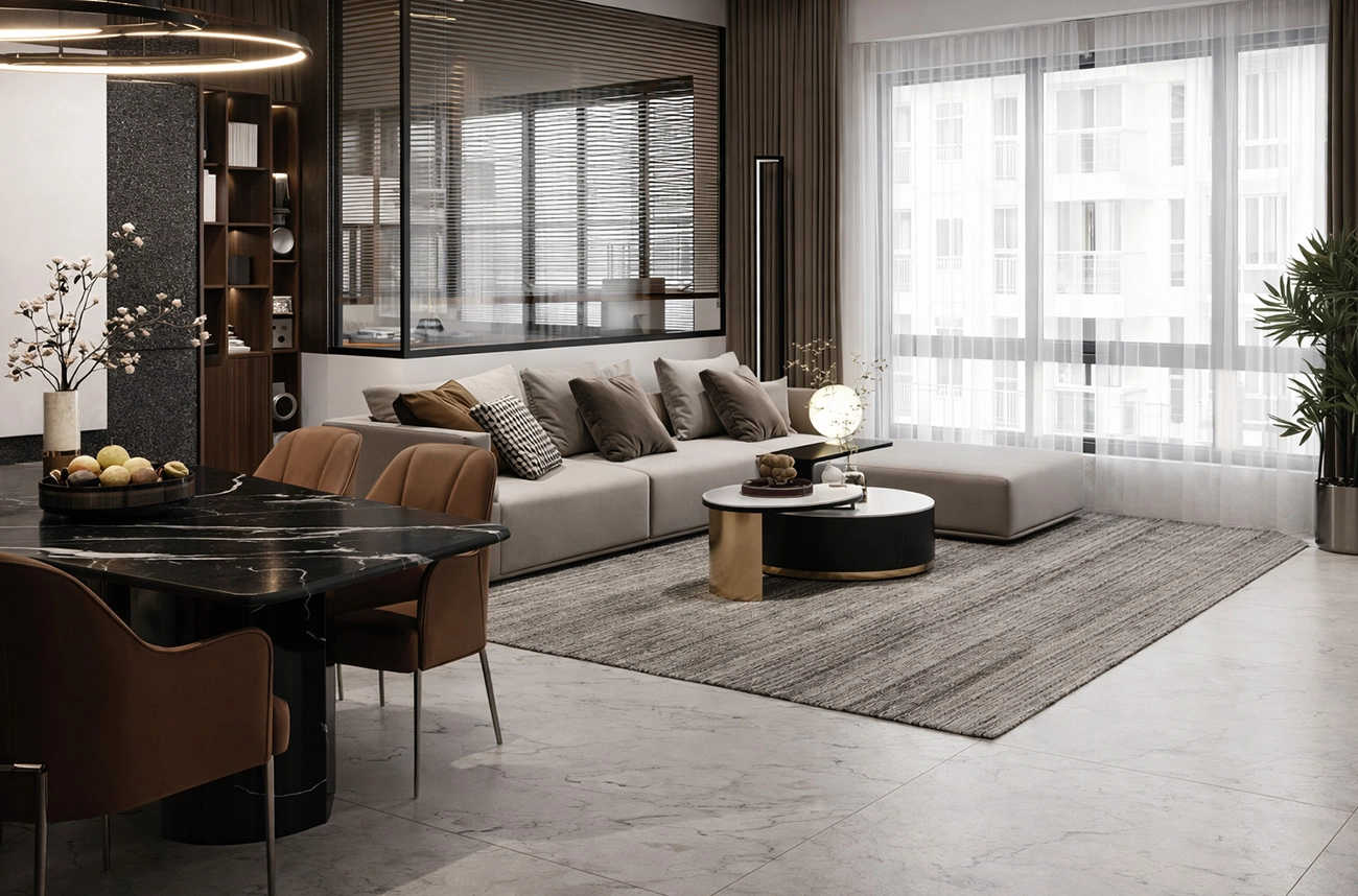 Lodha Corinthia Bhandup - Living Room