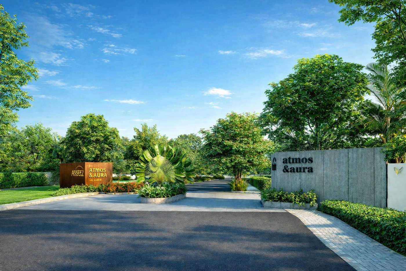 Assetz Atmos And Aura Doddajala - Project Entrance View