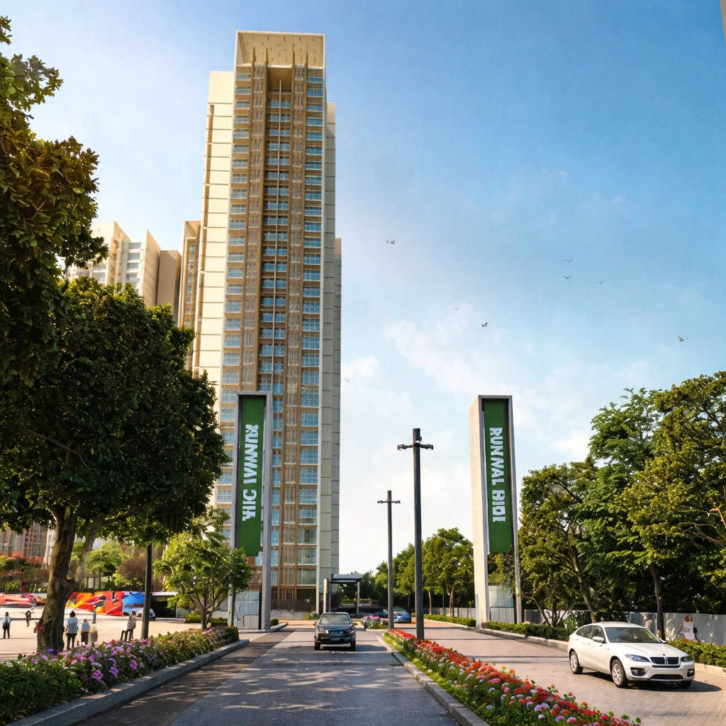Runwal The Central Park Pimpri Chinchwad - Project Entrance View