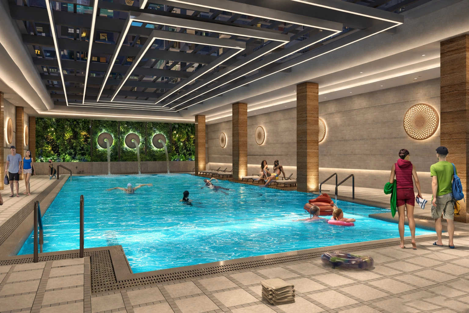 Runwal The Central Park Pimpri Chinchwad - Swimming Pool