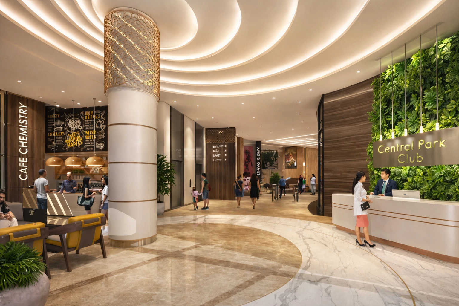 Runwal The Central Park Pimpri Chinchwad - Tower Entrance Lobby