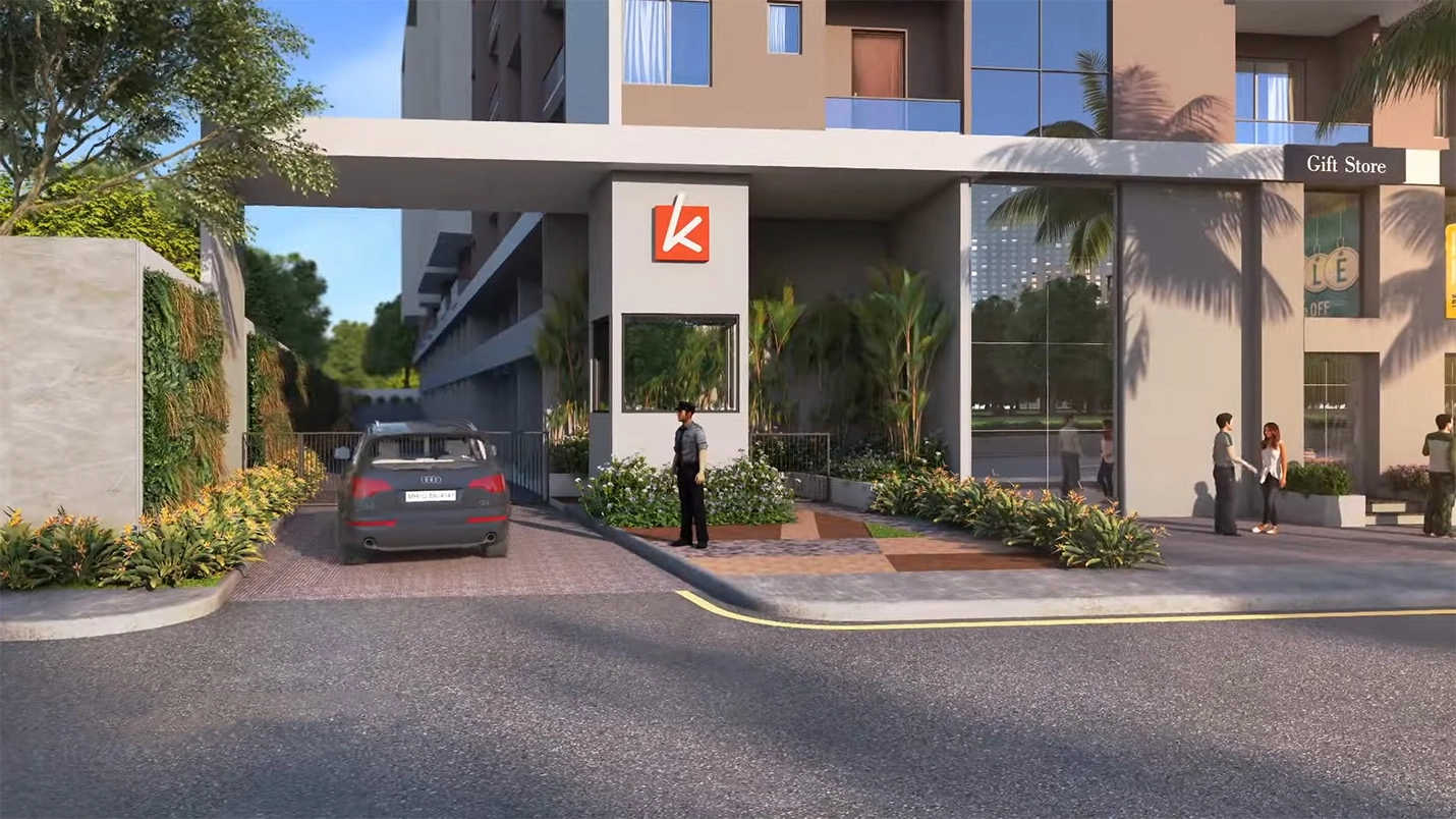 Kohinoor Viva City Dhanori - Project Entrance View