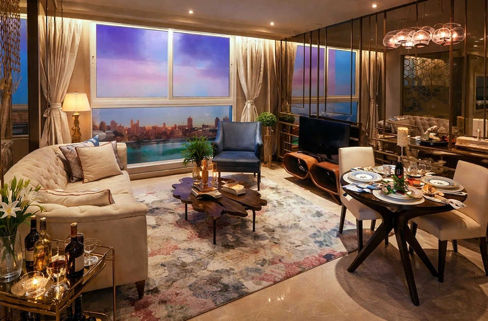 Omkar Sereno Jogeshwari - Living Room
