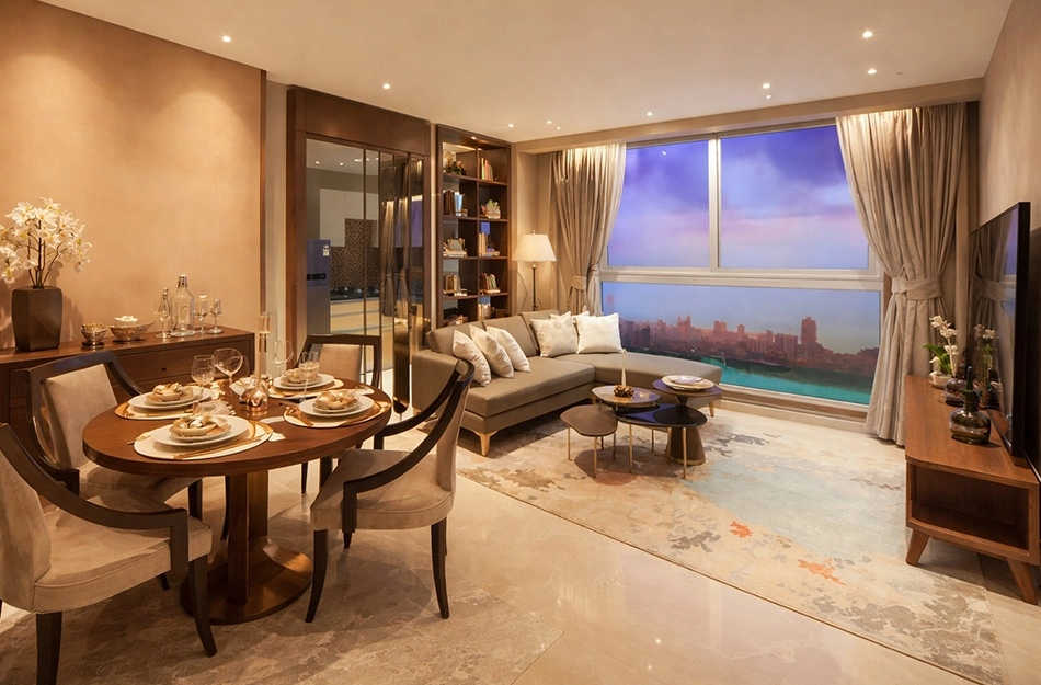Omkar Sereno Jogeshwari - Living Room 2