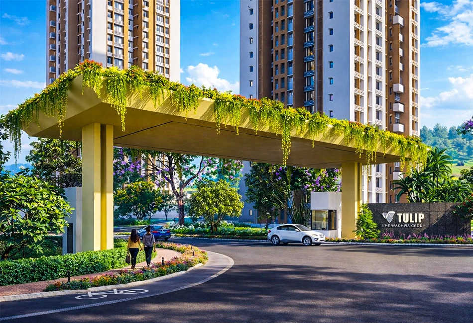 Wadhwa Wise City Panvel - Project Entrance View