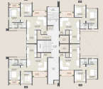 Rohit 108 Astera Punawale - Typical Floor Plan