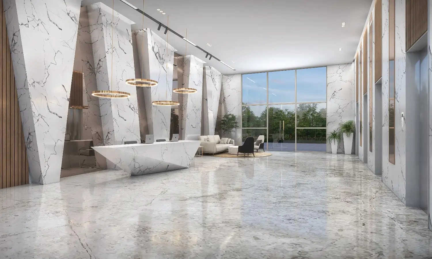 Hiranandani Commercial Park Panvel - Tower Entrance Lobby