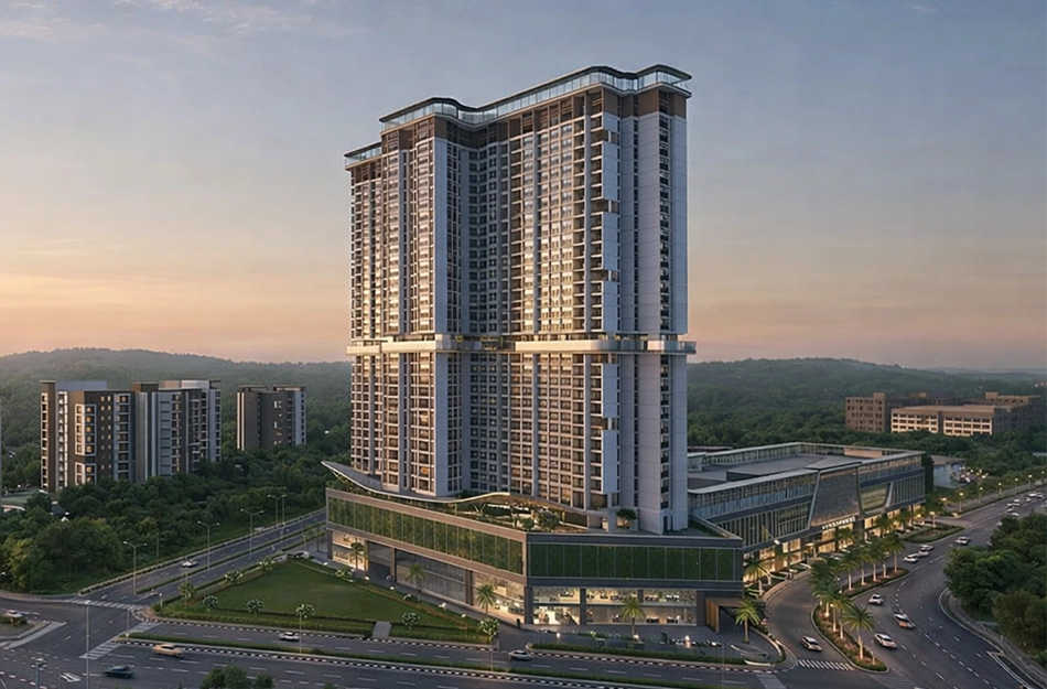 Jhamtani The Crown Thergaon - Elevation