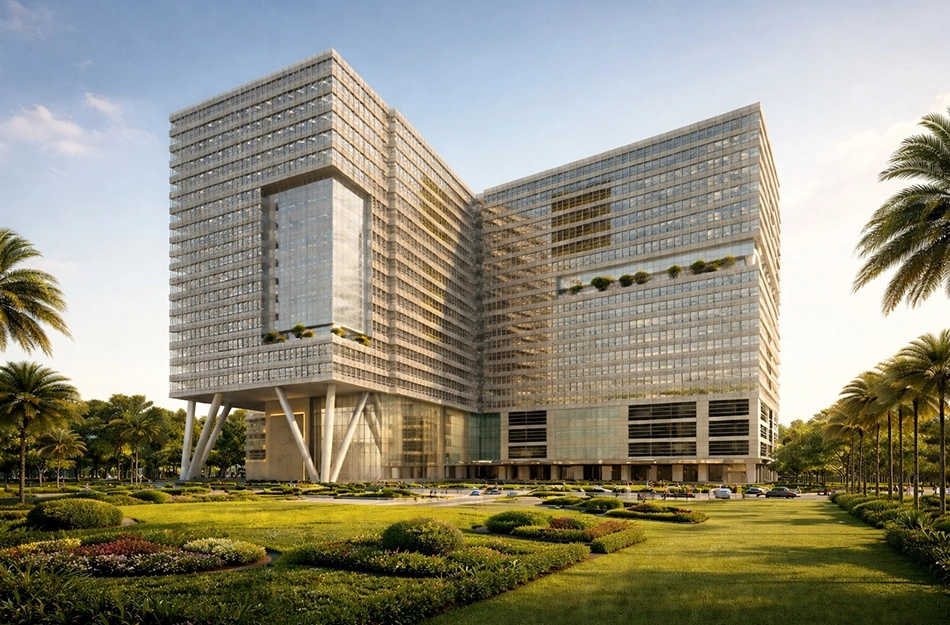 Wadhwa One BKC Bandra - Elevation