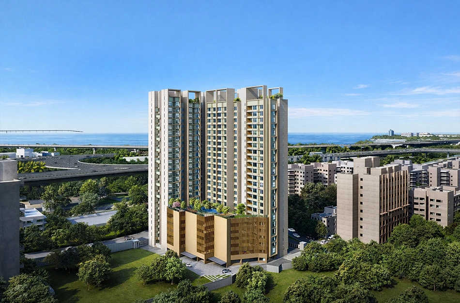 Shapoorji The Canvas Residences Sewri - Elevation
