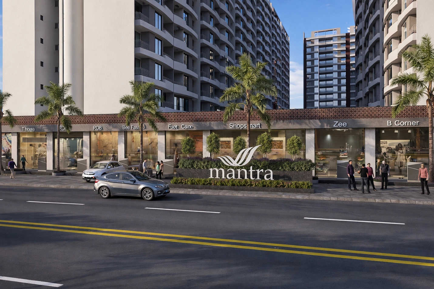 Mantra Montana Dhanori - Project Entrance View