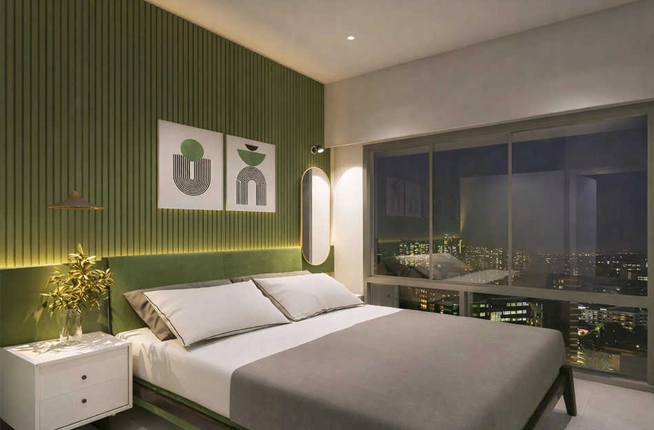 Marathon NeoHomes Bhandup - Bedroom