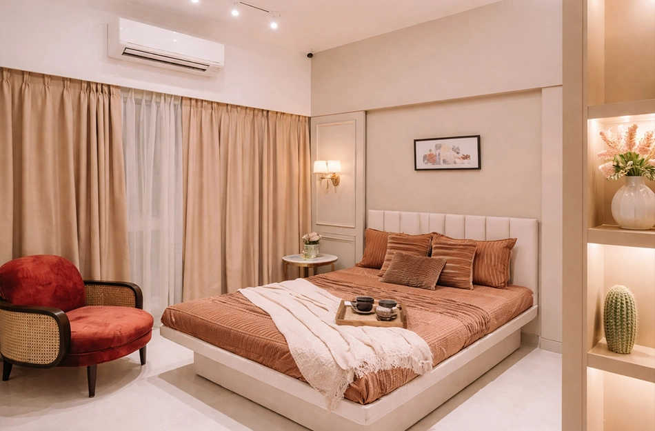 Satre Happynest Kanjurmarg - Bedroom