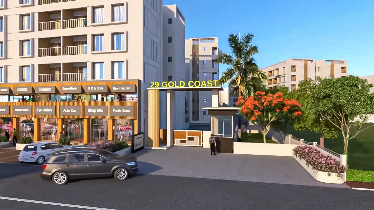 Mantra 29 Gold Coast Dhanori - Project Entrance View