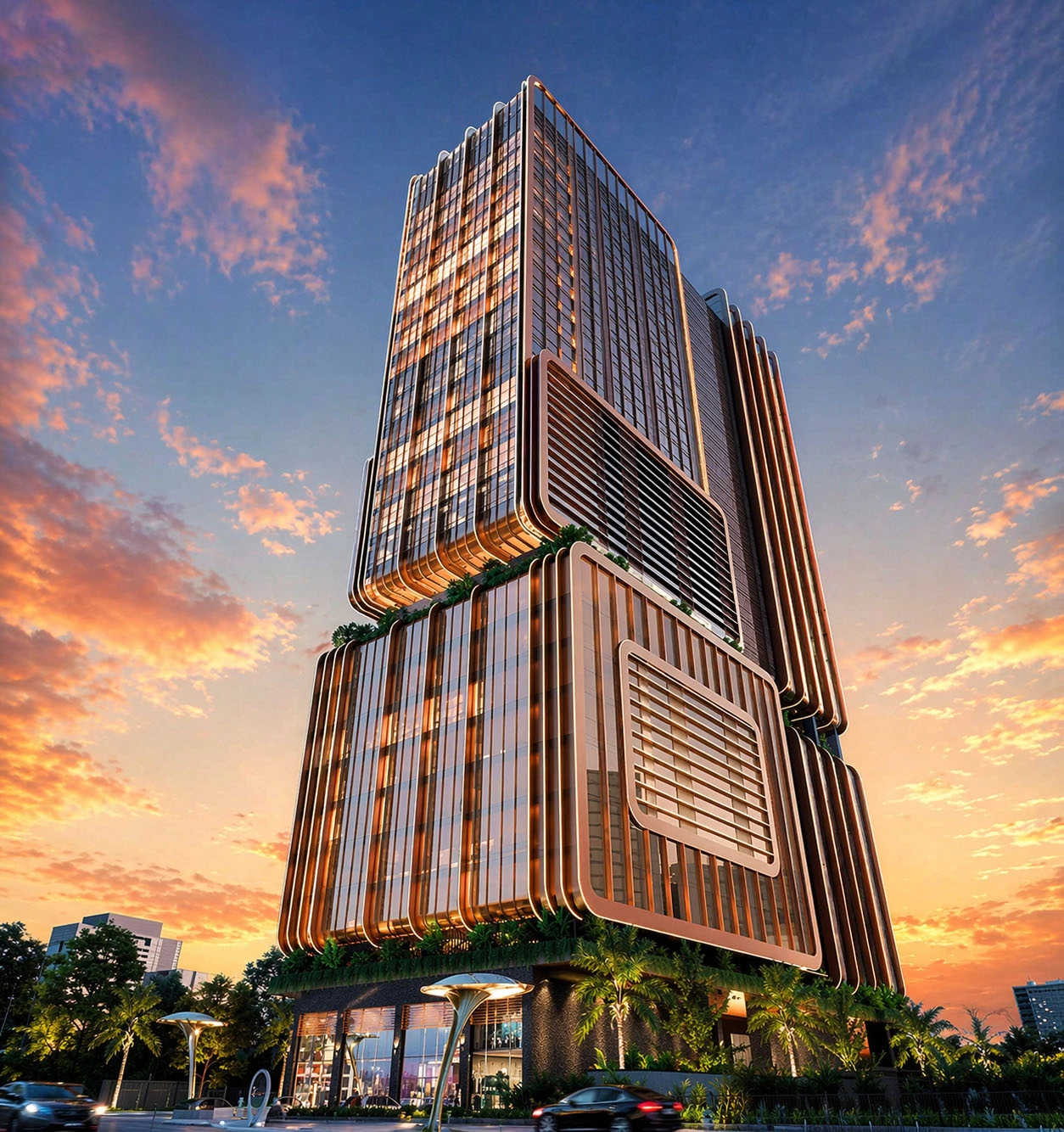 Ceratec Tower 108 Balewadi - Elevation 2