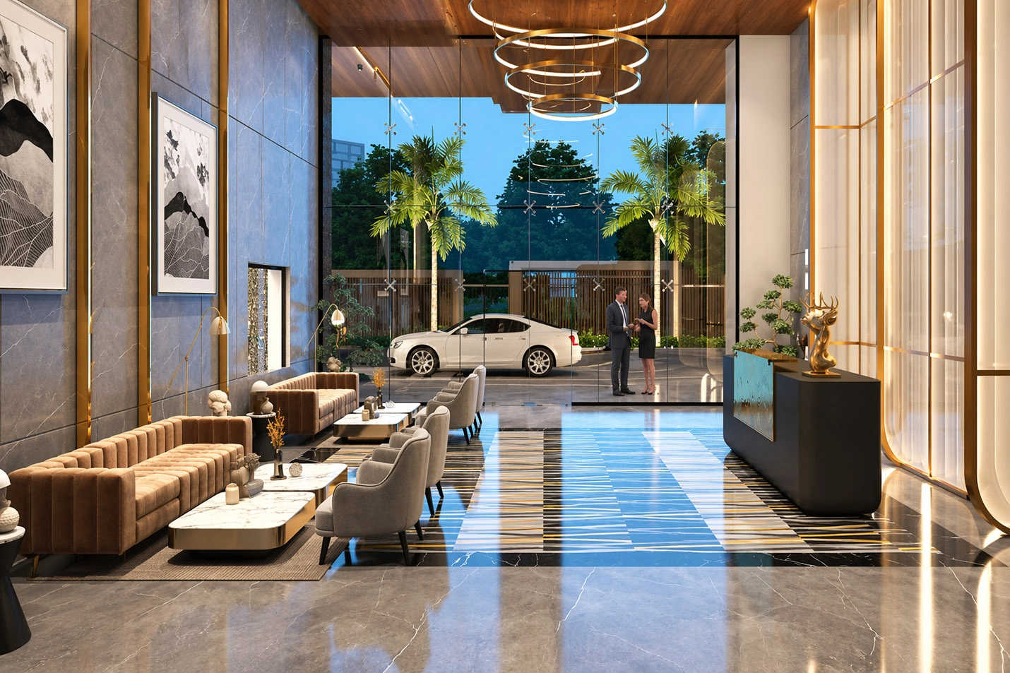 Ceratec Tower 108 Balewadi - Tower Entrance Lobby