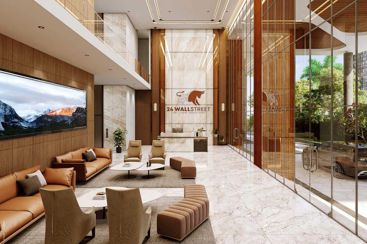 Geeta 24 WallStreet Pimpri Chinchwad - Tower Entrance Lobby