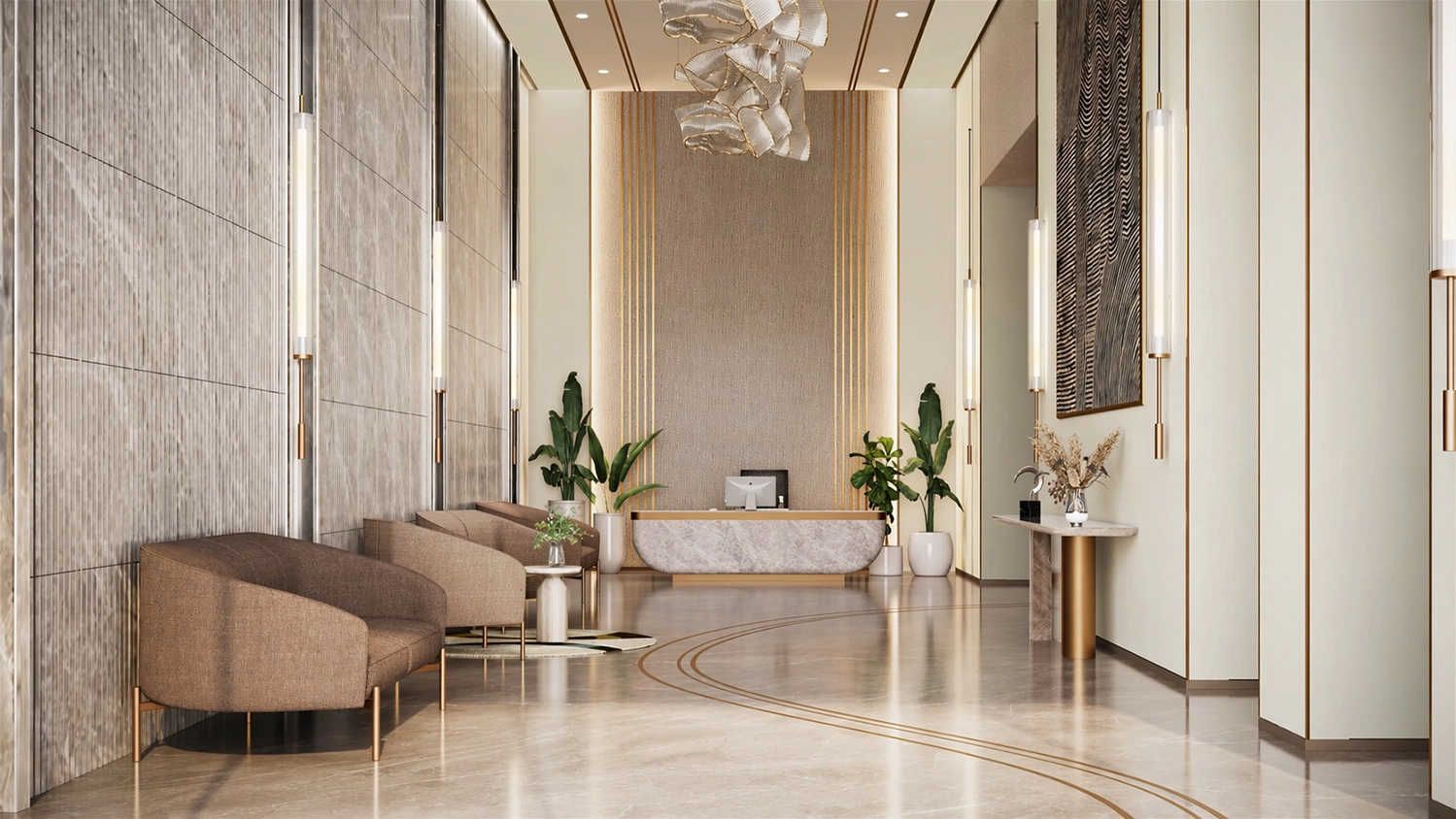 Godrej Skyline Koregaon Park - Tower Entrance Lobby