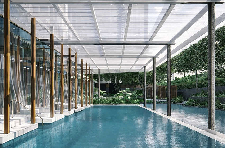 Rustomjee Crown Prabhadevi - Swimming Pool