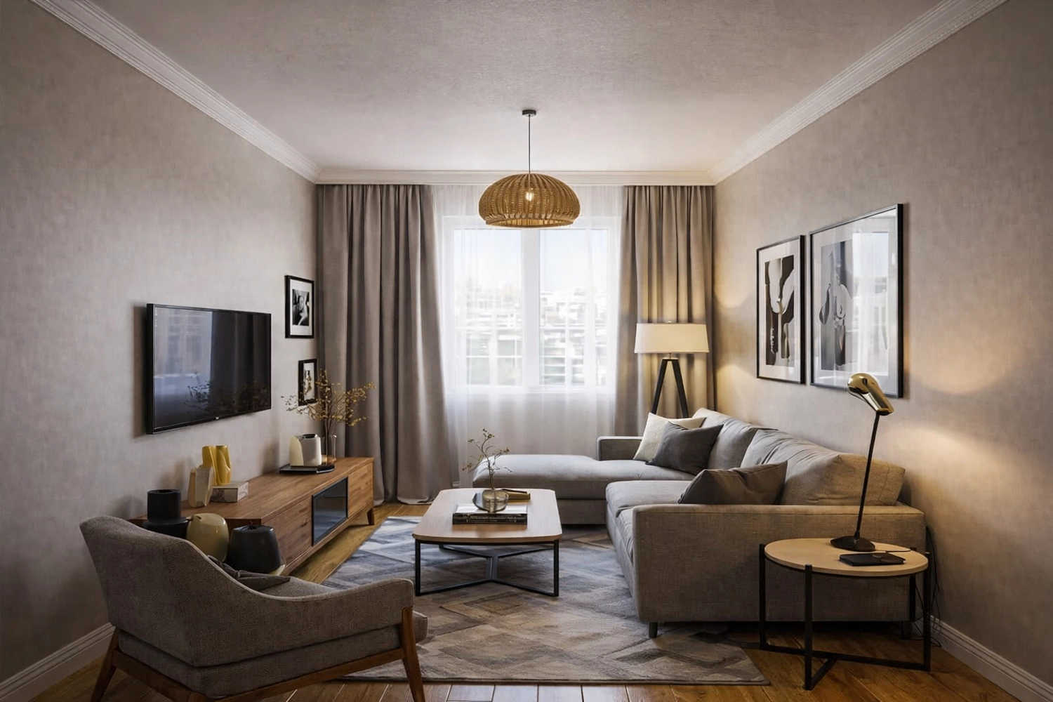 Tricity Aura Kalamboli - Living Room