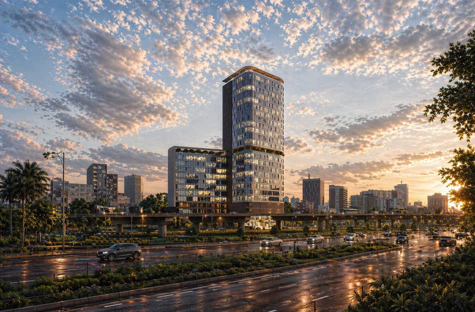 Achalare Business Capital Baner - Elevation