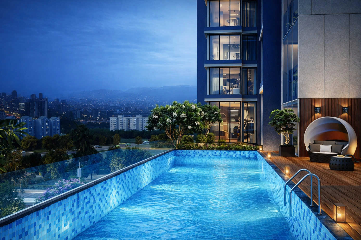 Tricity Bayview Kalamboli - Swimming Pool
