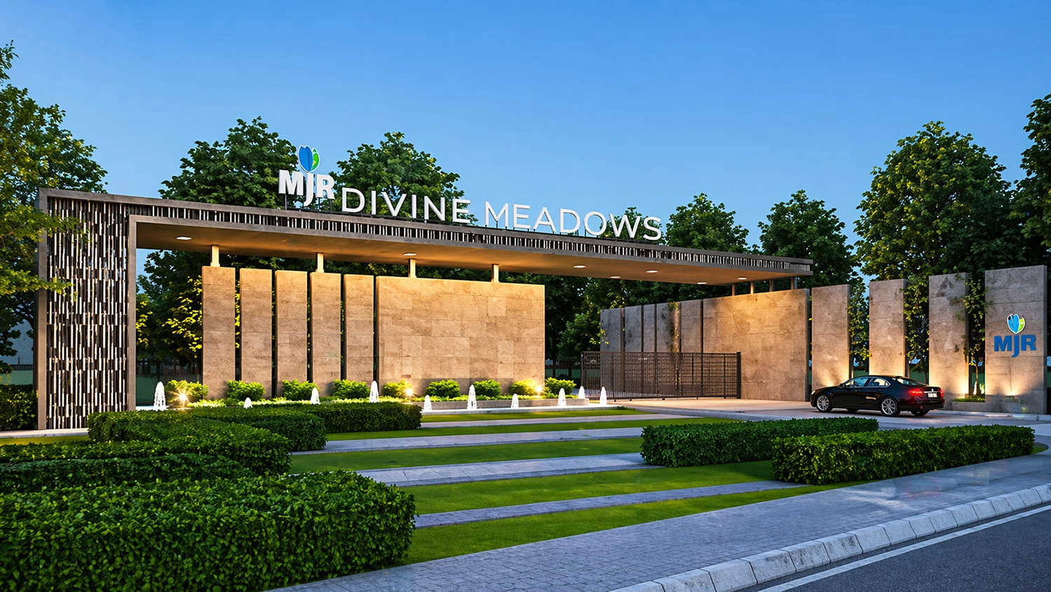 MJR Divine Meadows Chikka Tirupathi - Project Entrance View
