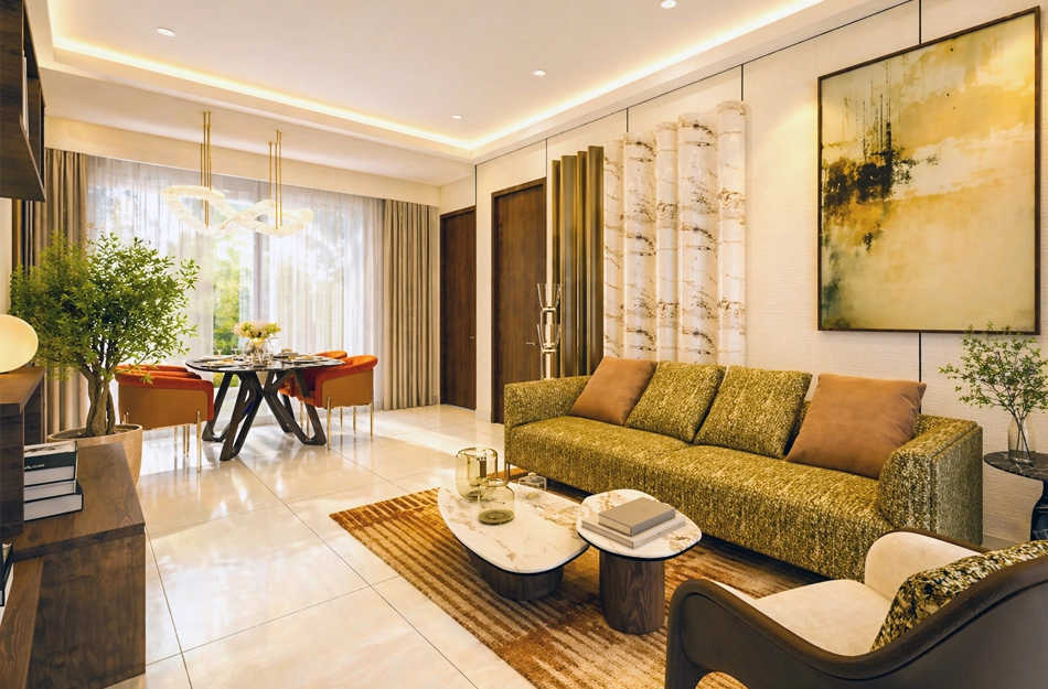 Raymond Tenx District 9 Pokhran Road 1 - Living Room